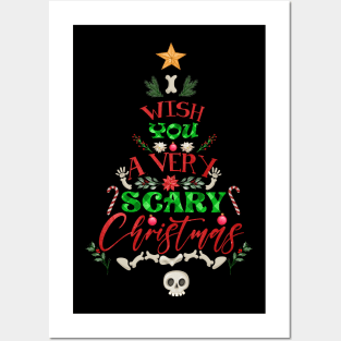 i wish you a very scary christmas Posters and Art